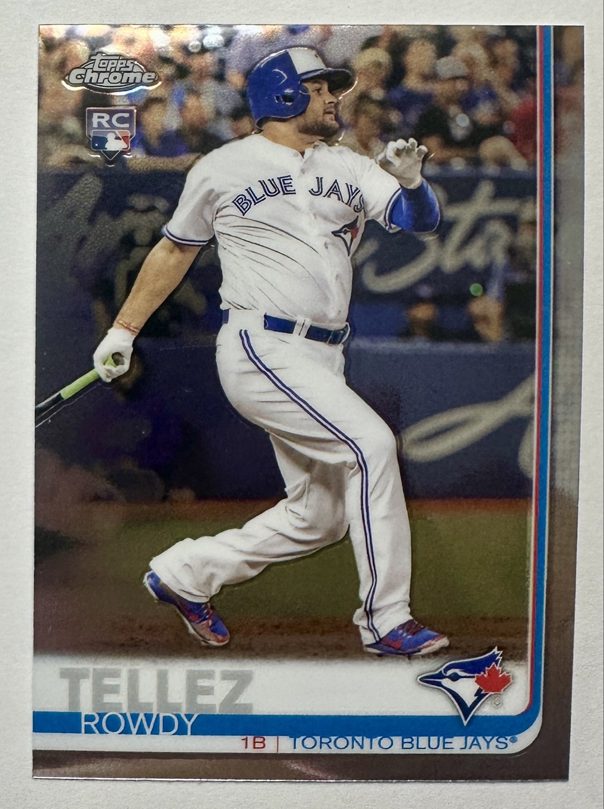 2019 Topps Chrome - Rowdy Tellez #2 Batting (RC)