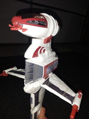 Dagger Squadron B Wing Fighter Star Wars Legacy collection 2008 With Lt. pollard