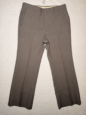 Vtg Levi s Panatela Brown Textured Dress Pants Men s 32x26 Straight Leg 70s