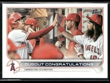 2022 Topps Shohei Ohtani Dugout Congratulation #416 Los Angeles Angels
