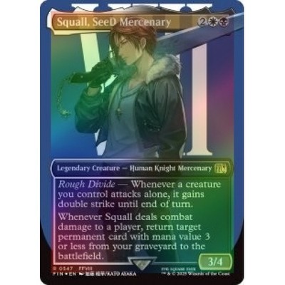 FOIL SQUALL, SEED MERCENARY (BORDERLESS) (SURGE FOIL) (547