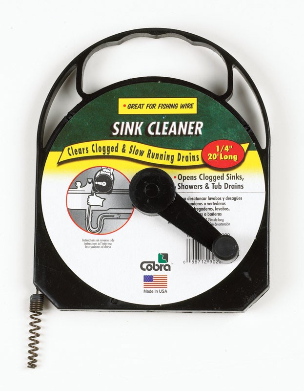 Cobra Products 90220 1/4-Inch-by-20-Foot Sink Cleaner (Pk of 4)