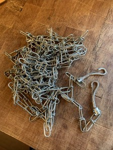 Dog Tie Out Chain 20 Feet Length Steel Rust Resistant Dual Swivel Snaps