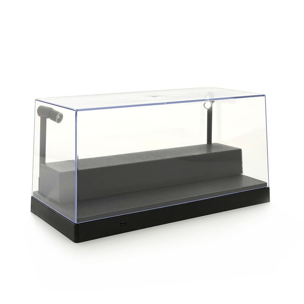 1:24/1:43 Black Base LED Lighted Display Case Crystal Clear Cover