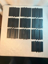 Lot of 10 Vintage 1960s Eldon 1/32 Scale Straight 5.5 slot car track Sections