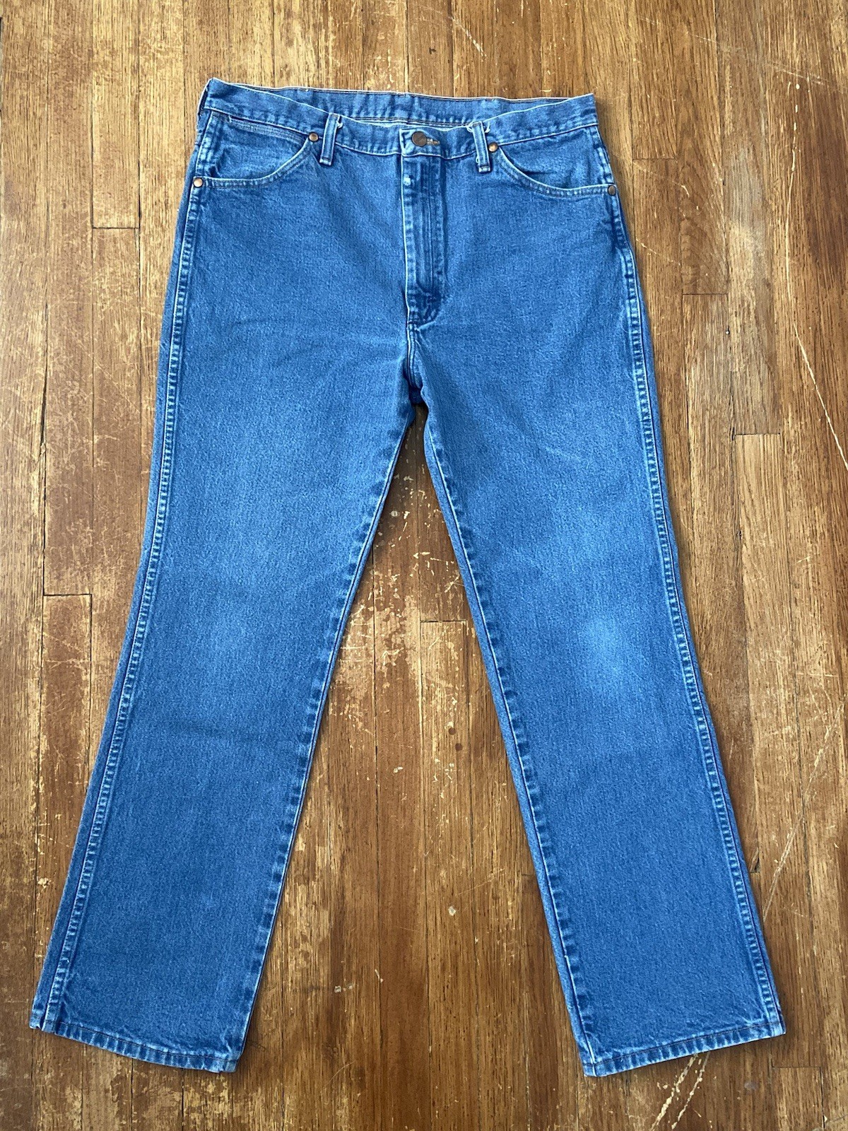 Vintage Wrangler Jeans Mens 34x30 Blue Cowboy Cut 936PWD Denim Rodeo Pant 90s