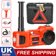 5 Ton 12V Electric Hydraulic Car Jack Lift Kit + Tire Inflator Pump for SUV MPV