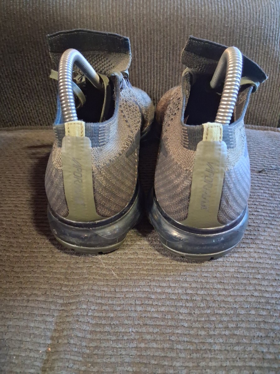 Nike Air‎ VaporMax Flyknit Cargo Khaki Olive Green Men\'s 7.5 Womens 9 Nike Air VaporMax Cargo Khaki for Sale | Authenticity  main image 4