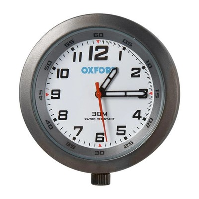 Oxford - AnaClock - Titanium Face - White Case