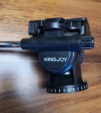 KINGJOY Tripod Pan Tilt Head with Quick Release Plate Camera Mount 