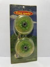 Tran Sports Ruedas de Patín en Línea Scooter Verde ABEC 5 Rodamientos Ruedas Iluminadas!