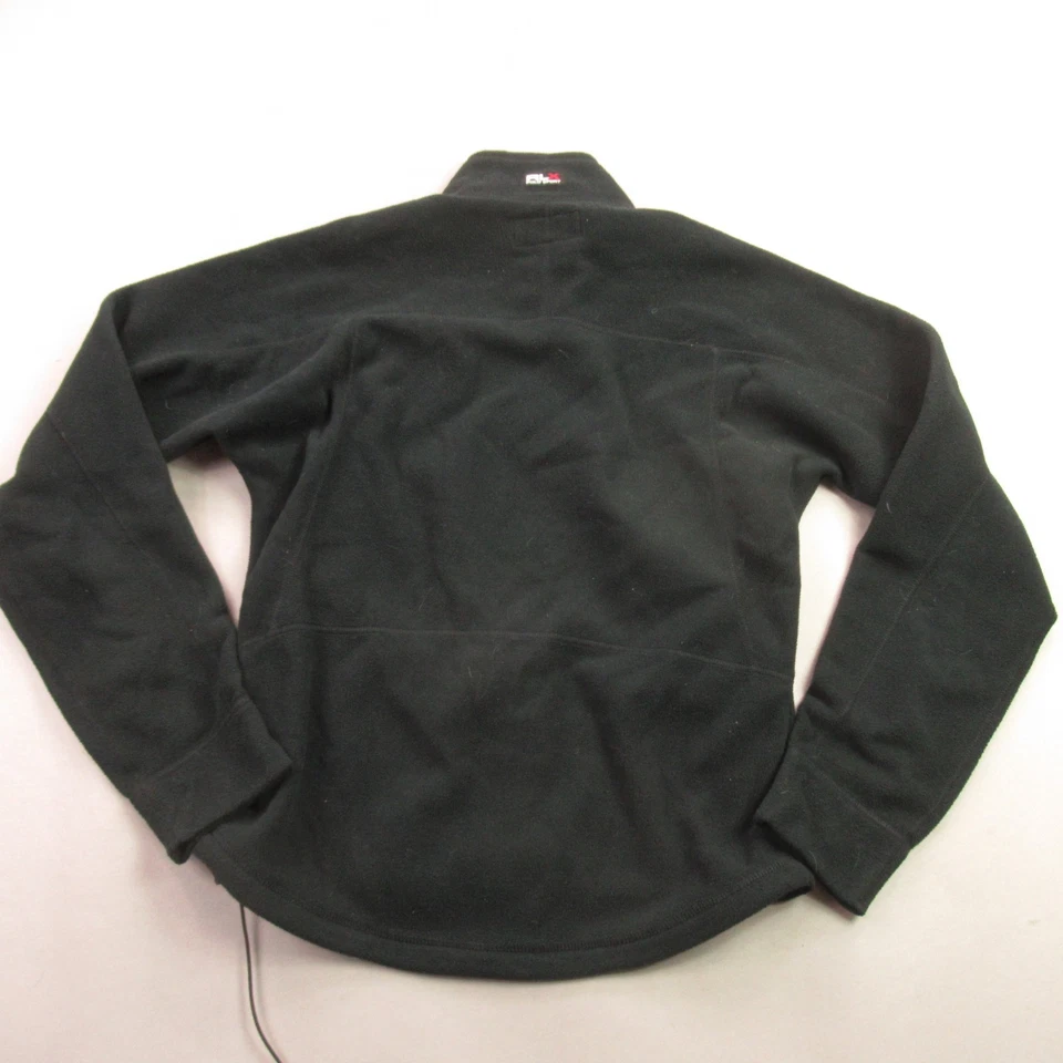 Chaqueta Polo Sport RLX Mujer Pequeña Manga Larga Cremallera Completa Exterior Negra Foto 4 de 4