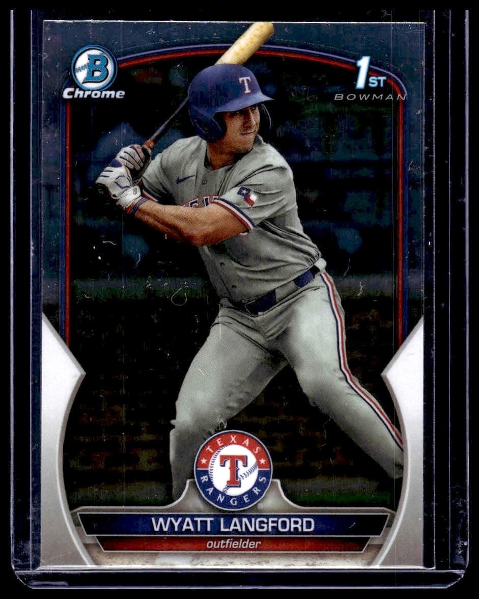 2023 Bowman Draft #BDC-106 Wyatt Langford Chrome