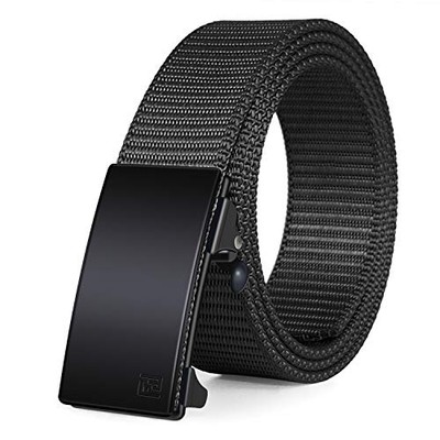 ハッピーライフ（3本セット） Fairwin Men's Ratchet Web Belt,1.25 Inch Nylon Automatic Buckle,no