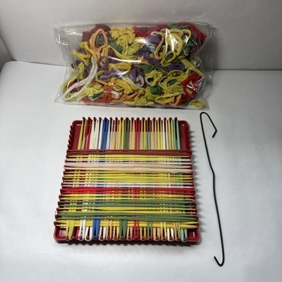 Vintage Avalon Weaving Loom with Weaving Tool and Nylon Loops from the 80s