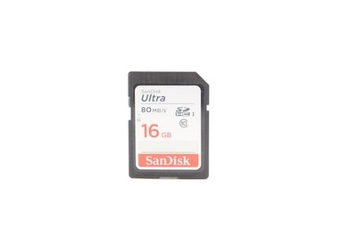 SanDisk Ultra 16GB SDHC Class 10 UHS-I 80MB/s Speicherkarte Kamera Canon Nikon