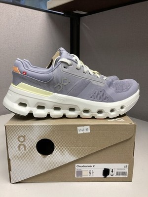 ON Running Women's Cloud Runner 2 Lilac Ivory Medium Width brand New