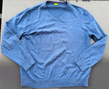 BOSS Hugo Boss Herren Pullover XXL Blau V-Aus...