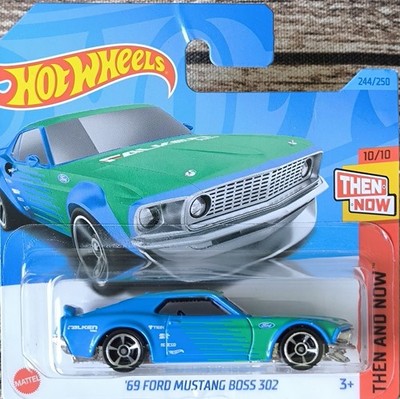 '69 Ford Mustang Boss 302 - Hot Wheels 2023 - Then And Now - Neu Ovp