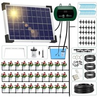 Solar BewäSserungssystem Automatisch 30M Tropfschlauch Garten Balkon