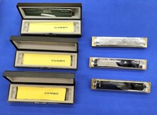 Tombo Band Deluxe 21 Tremolo Harmonica 3-Piece Set Japan Long-Selling Musical