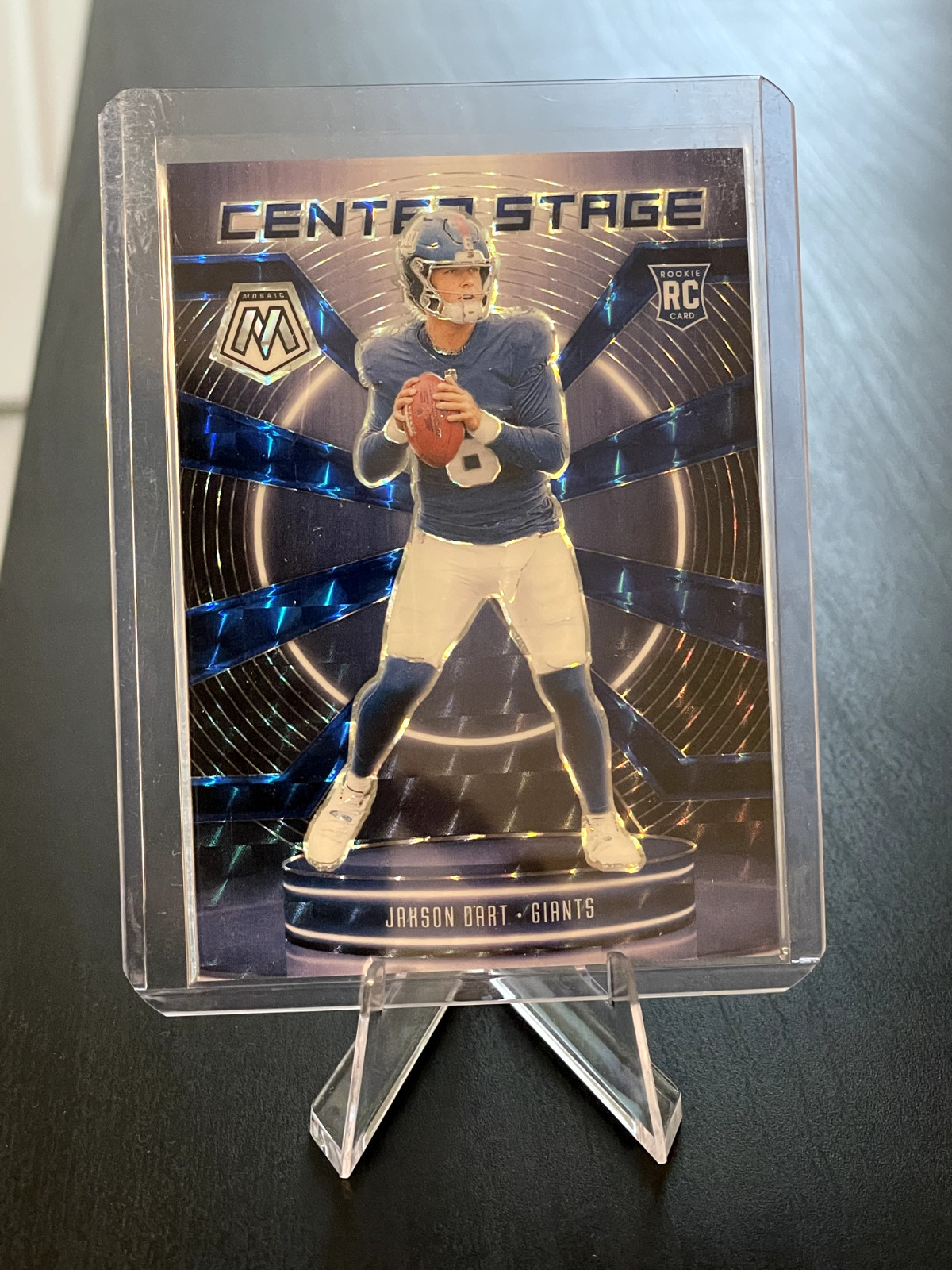 JAXSON DART 2025 MOSAIC CENTER STAGE ROOKIE BLUE MOSAIC COLOR MATCH RC /99 Q4407