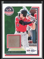 2022 Panini Stars & Stripes USA Baseball Jersey Ryan Harwood #USAM-RD