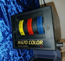 DURST M670 DICHRO HEAD W/ BELLOWS/CAMERA HEAD need120V LED Mr16 Lamp 100WEq