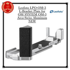Leofoto LPO-OM-3 L-Bracket Plate for OM SYSTEM OM-3 Arca-Swiss Aluminum NEW