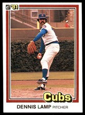 Dennis Lamp 1981 Donruss #573 Chicago Cubs MLB READ FREE SHIPPING AutographDen