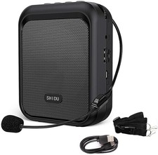 Mini Voice Amplifier Portable Rechargeable Bluetooth Speaker with Wired Micropho