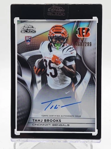 2025 Topps Chrome Tahj Brooks Black Refractor (RAW)