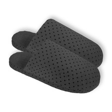 Nikaro Soft Plush Polka Dot Ladies Slippers Anti-Slip Lightweight House Shoes