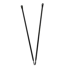 34.7"/88cm Matte Black Replacement Rods for Garden Swings, 90 Angle 2-Pack