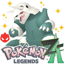 Shiny Alpha Aggron   Pok mon Legends ZA 6IV, EV Trained 