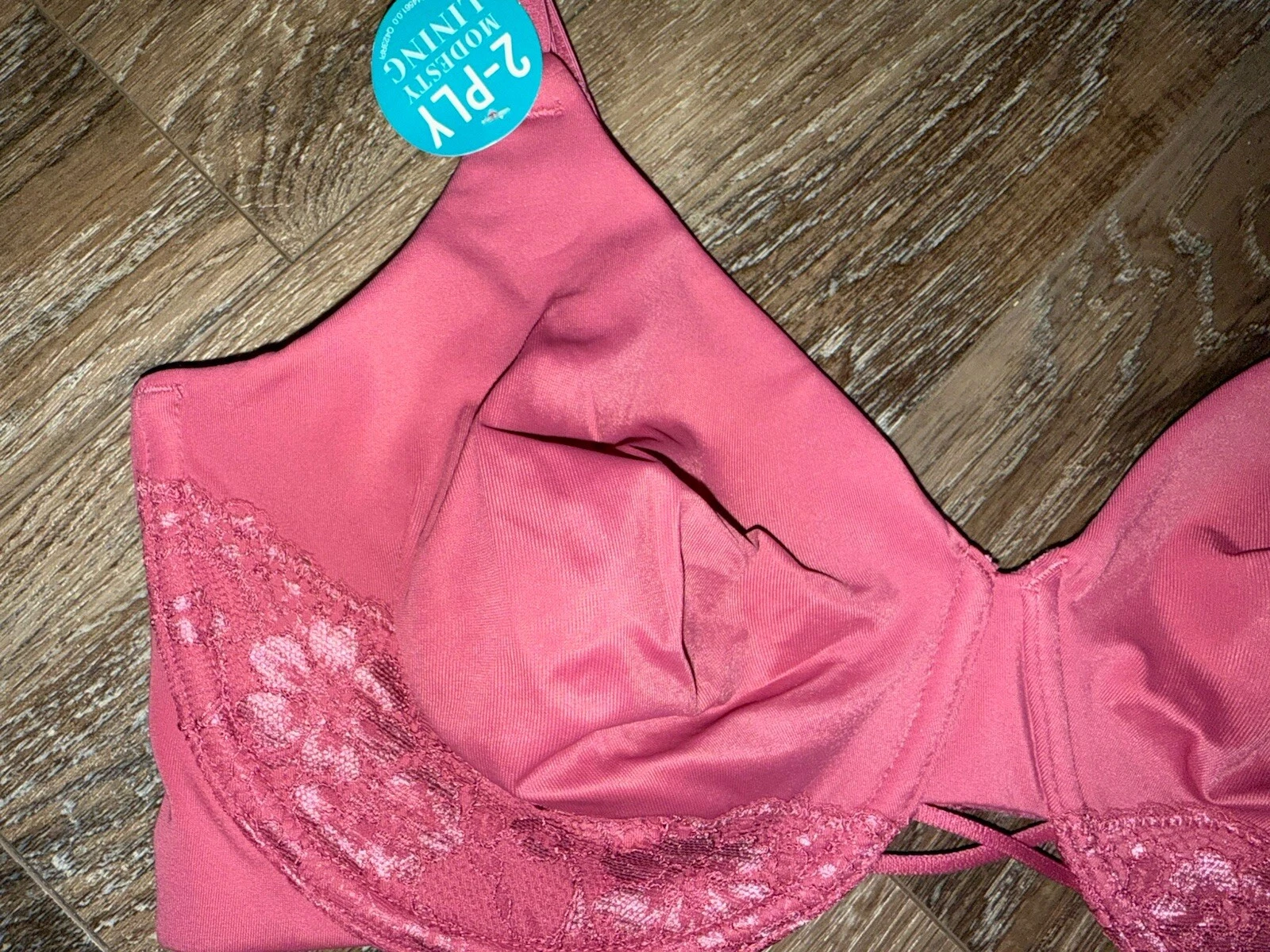 Vanity Fair ~ Women's Bra Radiant Smooth Under Clothes Underwire Mauve ~ 38DD - Picture 3 of 4