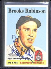 2007 Topps Heritage Real One Autograph #ROA-BR Brooks Robinson