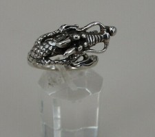 Pierścionek figuralny smok srebro szterlingowe - NOWY NIENOSZONY (77408)