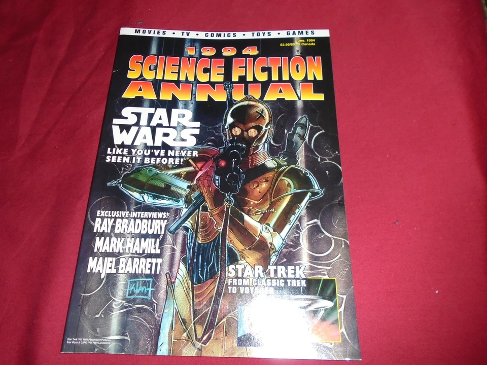 SCIENCE FICTION ANNUAL1994 Hero Illustrated Comics June 1994 Ray Bradbury