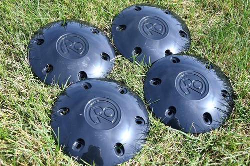 6 Lug Center Caps Fit Any Design Wheel Style Black 6x5.5 6x135 6x132 M14x1.5 - Picture 3 of 13