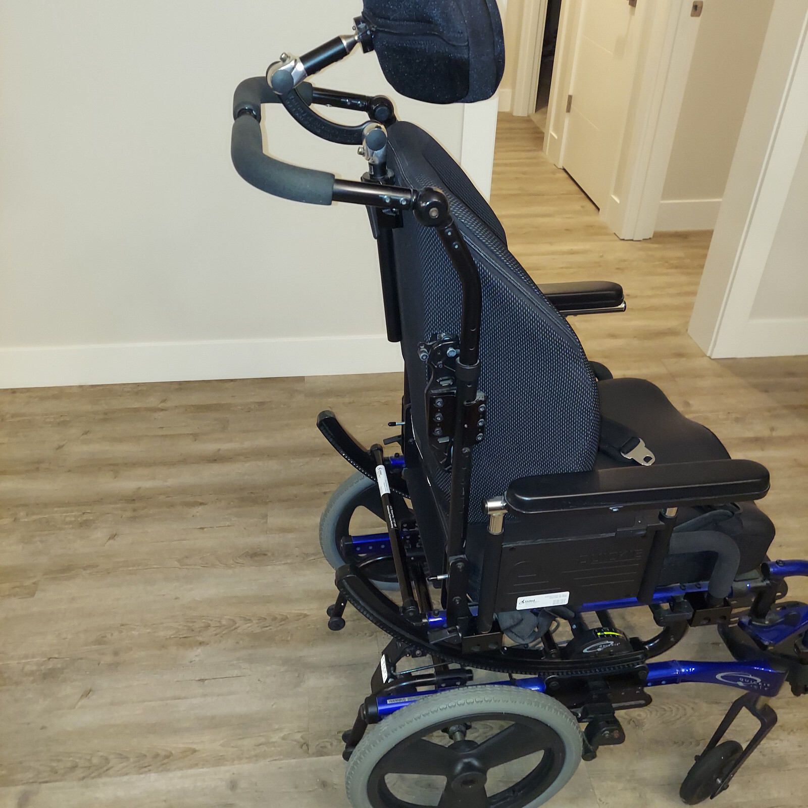 QUICKIE IRIS TILTINSPACE WHEELCHAIR ADJUSTABLE W/ JAY J3 BACK & XCORE