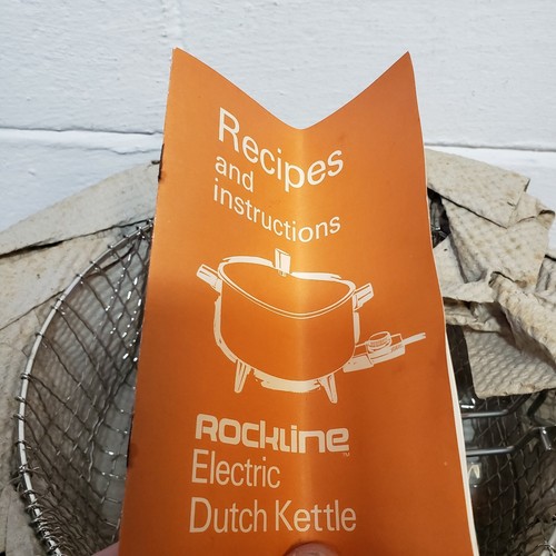 Rockline 5qt Bouilloire hollandaise électrique automatique avec panier friteuse ragoût rôti - Photo 5/10