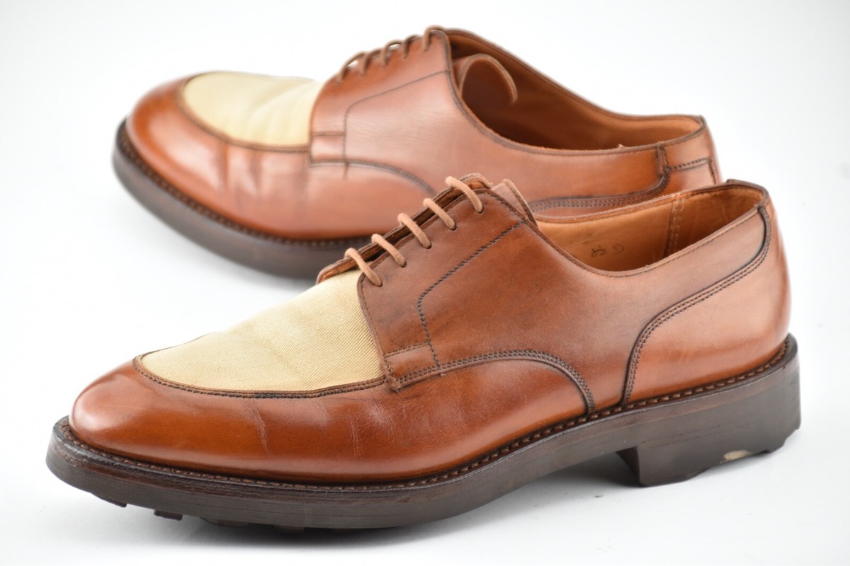 RIDGEWAY SOLE| RALPH LAUREN x CROCKETT & JONES 8.5D LEATHER CANVAS SHOES ENGLAND | eBay RIDGEWAY SOLE| RALPH LAUREN x CROCKETT & JONES 8.5D LEATHER CANVAS SHOES ENGLAND | eBay