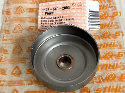 STIHL OEM CLUTCH DRUM SPROCKET 1123 640 2003 3/8