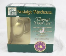 Dummy Set Satin Nickel Rose Nostalgic Warehouse Elegant Door Set 703234 NEW A283