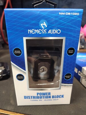 Nemesis Audio NM-DB1020 Power Ground Distribution Block Triple 0 4 Gauge inputs