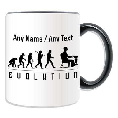 Personalisierte Geschenk Schach Tasse Spardose Tasse Evolution Design Team Spieler Name Tee