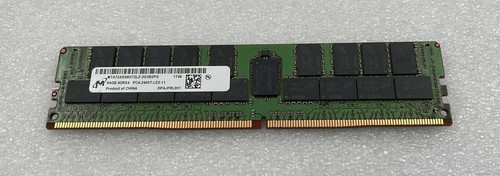 Micron 64GB 4DRX4 PC4-2400T MTA72ASS8G72LZ-2G3B2PG Server Memory RAM - 第 1/6 張圖片
