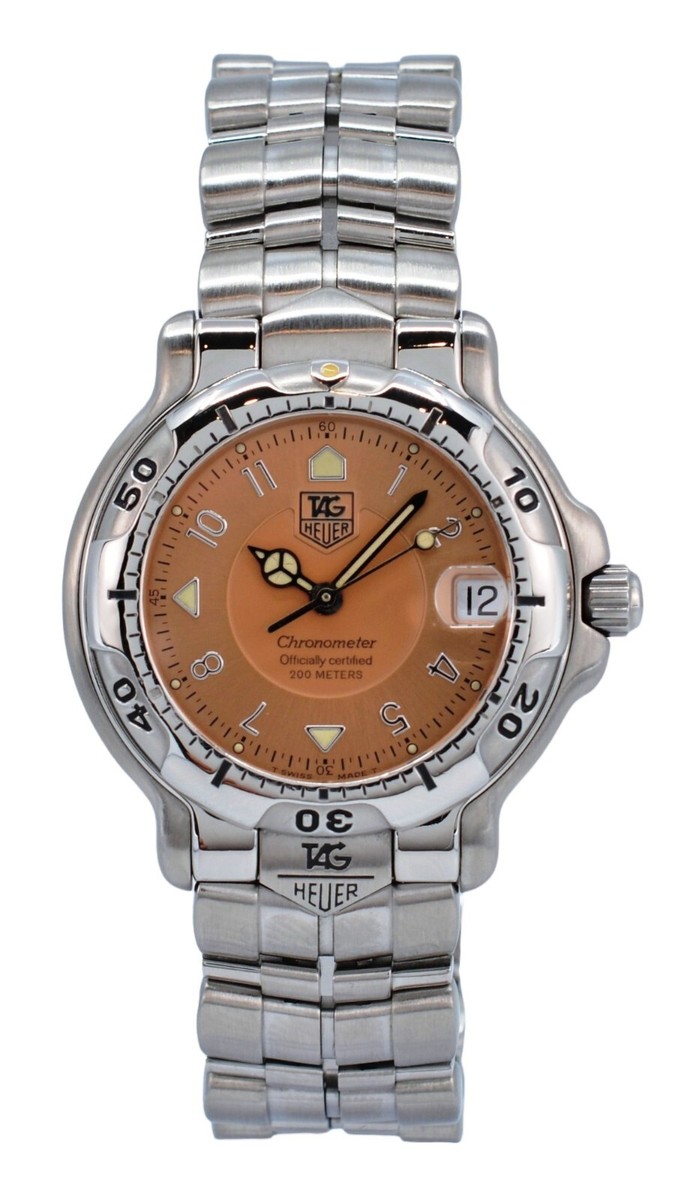 Midsize 35mm Tag Heuer 6000 Series Automatic Copper Chronometer