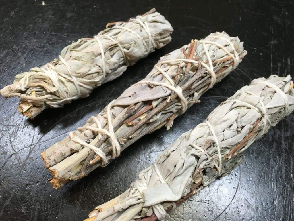 White Sage Smudge Stick 4" – 5" 2 pack, Herb House Cleansing Negativity  Removal – ASA College: Florida